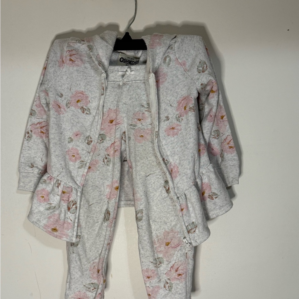 OshKosh Floral Baby Outfit